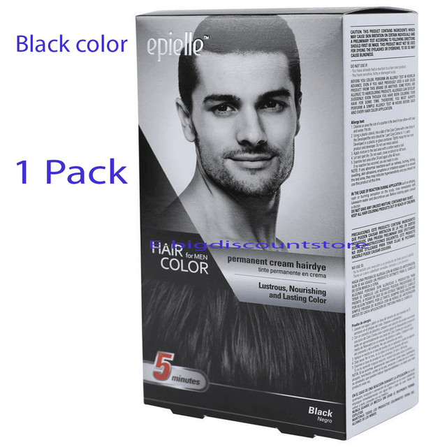 Black Hair Color For Men Works In Only 5 Minutes For Sale Online