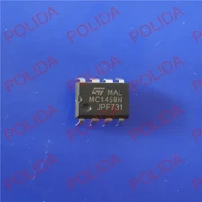 5PCS DUAL OPERATIONAL AMPLIFIERS IC ST/PHILIPS/SIGNETICS DIP-8 MC1458N MC1458IN