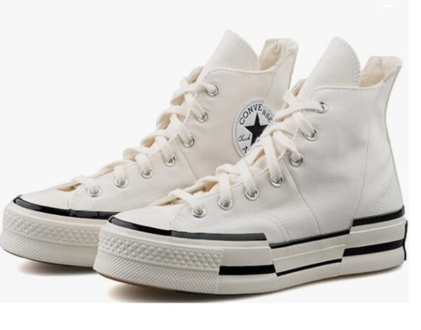 Converse Chuck 70 Plus Sneakers in Egret Black Size US M8.5 W10.5 EU 42-image