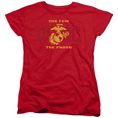 US Marine Corps The Few The Proud Red Women's Shirt