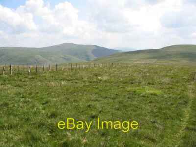 Photo 6x4 Craigbuie Hill Fence along the ridge that divides the Scar and  c2007