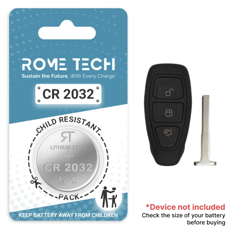 Key Fob Battery Replacement for Ford Focus RS 2019 2018 2017 2016 