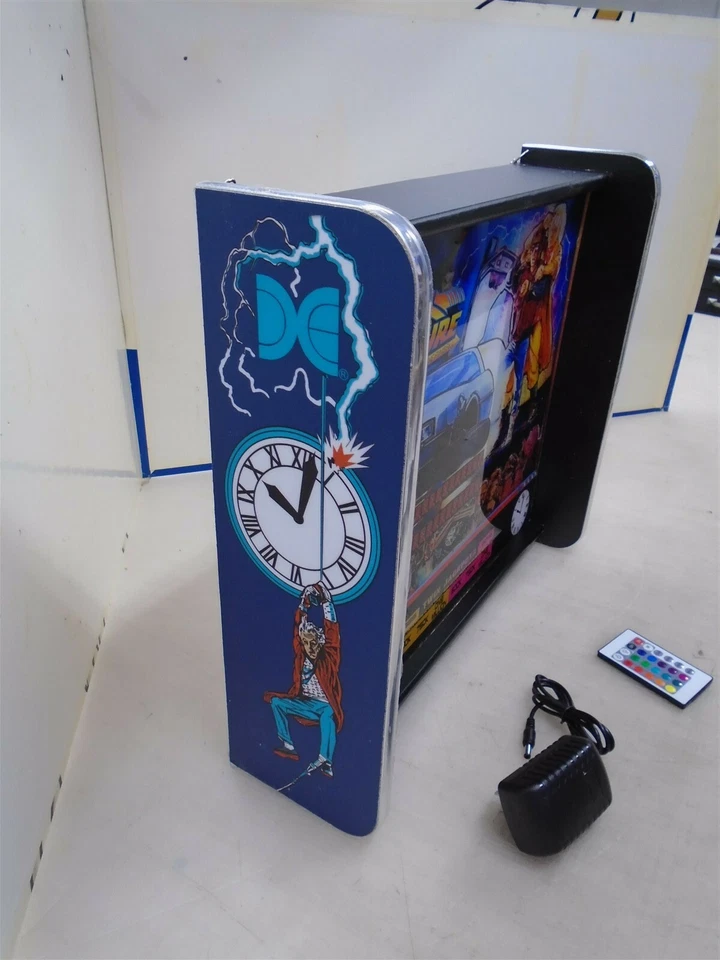 Regreso al Futuro Data East Cabeza Pinball Pantalla LED Caja de Luz Foto 2 de 4