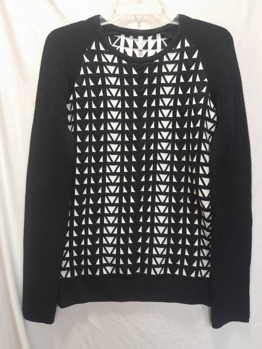 Faith Connexion Designer France Knit Black & White Sweater Long 