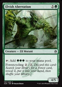 Elvish Aberration - Foil x1 - Masters 25 - NM-Mint, English - Masters 25