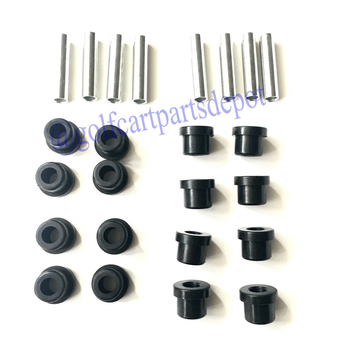 Club Car DS Golf Cart Spring Bushing Kit G&E 1981-up Front