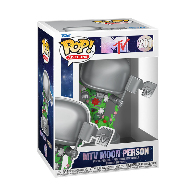 MTV Moon Person POP Vinyl Figure #201 Funko AD Icons New