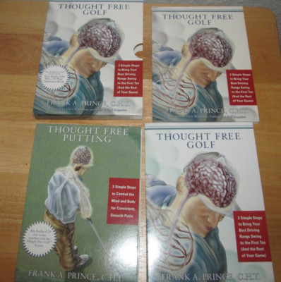 Frank Prince Thought Free Golf and Thought Free Putting CD's and Book