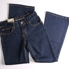 ARIZONA JEAN GIRLS FLARE JEANS ADJUSTABLE WAIST 12 REGULAR NWT