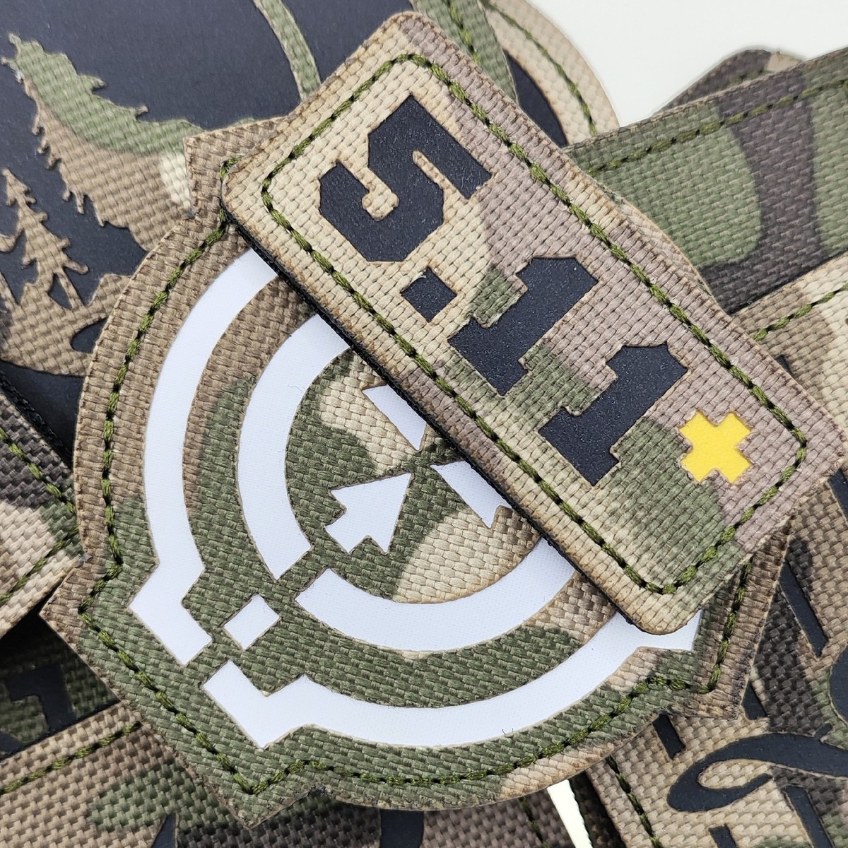 SCP Logo Reflective Patch Secure Contain Protect Foundation Emblem