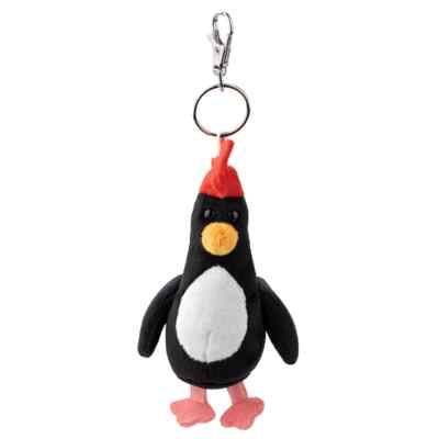 WALLACE & GROMIT - FEATHERS MCGRAW KEY CLIP PLUSH NEW TAGS SOFT
