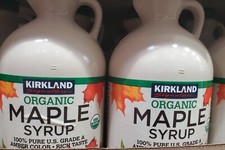 Kirkland Signature Organic Maple Syrup 100 Pure Grade A 33.8 Oz 2 Packs