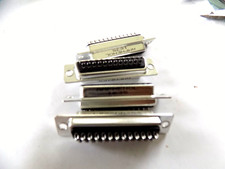 4 PIECES AMPHENOL L77SDB25S 1635 25 PIN FEMALE CONNECTOR DB25 SOLDER TYPE NOS
