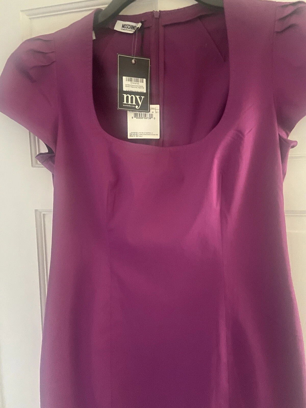 abito donna moschino rosa firmato 14 nuovo