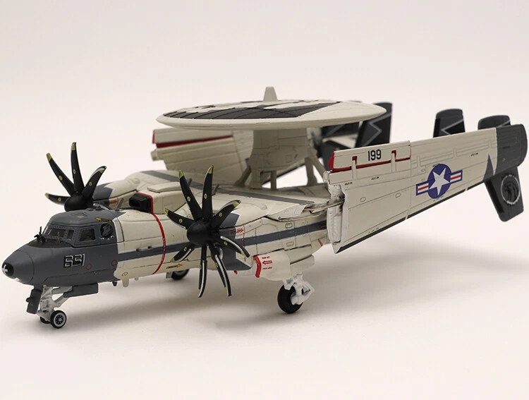 1/144 S14 E-2C AWACS E2 VAW-120 USS George Bush Aircraft Carrier Alloy Finished - Image 3 of 4