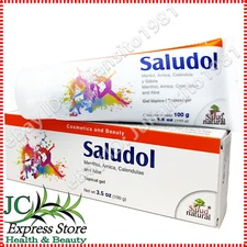 SALUDOL MENTHOL ARNICA CALENDULA ALOE TOPICAL GEL TOPICO 3.5 OZ 100 GR