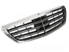K&uuml;hlergrill Schwarz-Chrom f&uuml;r Mercedes S-Klasse W222 2013-2017 Night View
