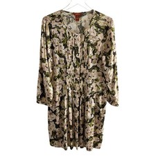 Sundance Floral Print Pintucked Pleated Prairie Dress size medium