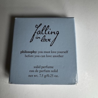 Philosophy Falling In Love Solid Perfume Compact 0.25oz 7.5g New