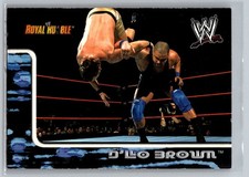 D'Lo Brown 2002 Fleer WWE Royal Rumble #8 WWF WCW TNA AEW NWA