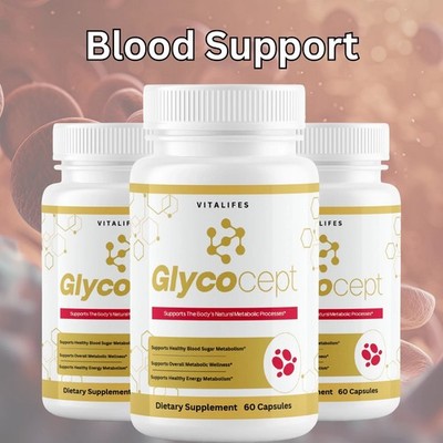 (3 Pack) Glycocept Advanced Blood Support Supplement Glyco Cept 180 Capsules