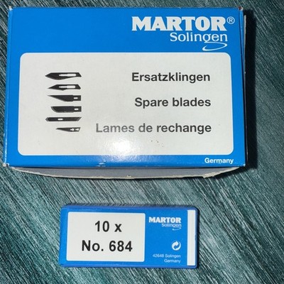 martor ersatzklingen 684 10 Stück  Solingen