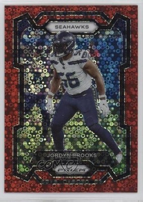 2023 Panini Prizm No Huddle Red Prizm 59/70 Jordyn Brooks #260 1ax4