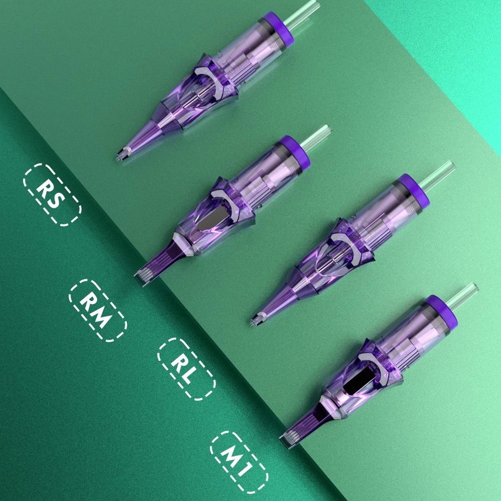 50PCS Disposable Tattoo Cartridge Needles Mixed Sizes RL, RS, RM, M1 image 2