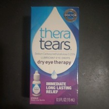 Thera Tears DRY EYE THERAPY LUBRICANT EYE DROPS 15 mL   Exp. 12/2026