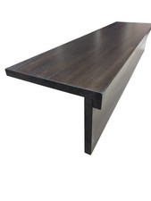 Massive Sapele schwarz Ebenholz gebeizt Treppenverkleidung und Setzstufe Ersatz