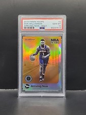 2019 Panini Hoops Premium Stock Zion Williamson Arriving Now Holo RC #2 PSA 10