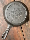 Griswold Cast Iron #5 Large Block Logo Skillet w/ Heat Ring