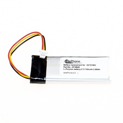 3,7V Akku Li-Polymer für Sena SRL2 - ersetzt XK701953 - 3 Pins