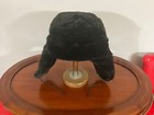 Ushanka Russian Soviet USSR Style Fur Hat Black Worn Only Once — photo 1