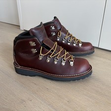 NEW Danner Mountain Pass 33280 UK 8 Dark Brown Leather GTX GORE-TEX Hiking Boots