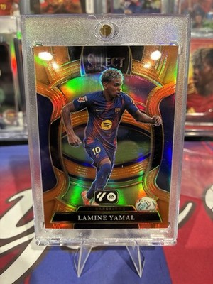 2025-26 Panini Select La Liga Soccer Lamine Yamal Orange Prizm /75 Grade It🇪🇸