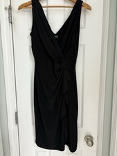 Ralph Lauren Women's Little Black Dress 8 Sleeveless Knee Length