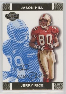 2007 Co-Signers Blue Changing Faces Gold Jerry Rice Jason Hill Rookie RC 0sb5