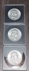 1963 Franklin Half Dollar Silver Business Strike Coin Set Of 3 (1 Oz Silver)