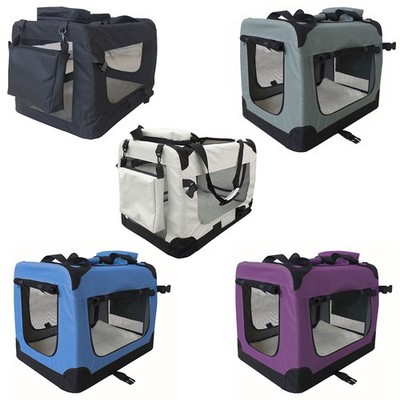 Transportbox Faltbar Transporttasche Faltbox Hund Katze Auto 7 Größen 3 Farben