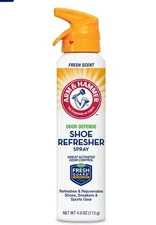 Arm & Hammer Odor Defense Shoe Refresher Spray, 4 Oz FREE SAME DAY SHIPPING