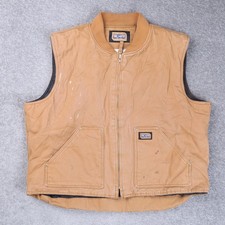Big Smith Brown Heavy Duty Workwear 2XL Lined Vest