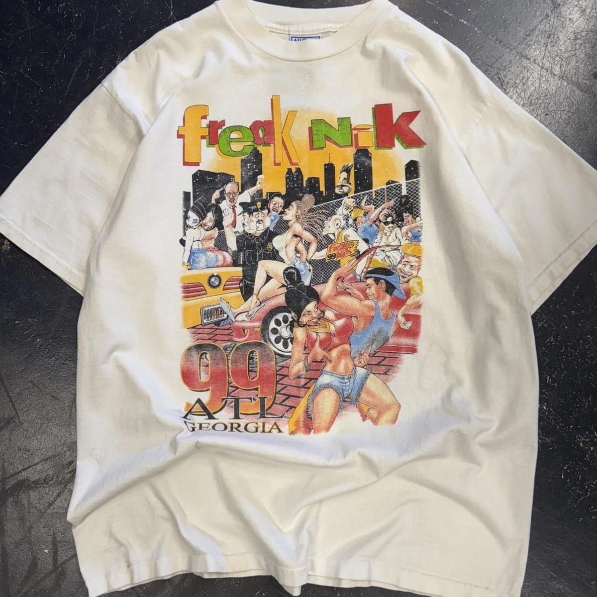 1999 Freaknik festival Atlanta, Georgia Retro Graphic Unisex T