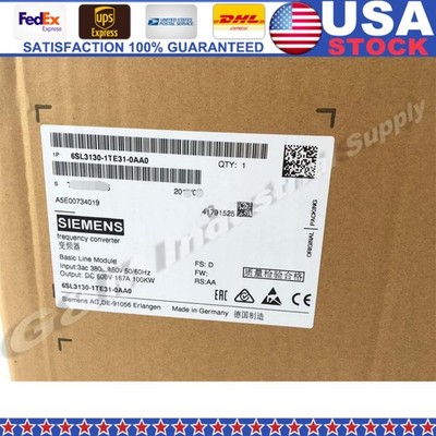 New Siemens 6SL3130-1TE31-0AA0 6SL3 130-1TE31-0AA0  S120 BASIC LINE MODULE