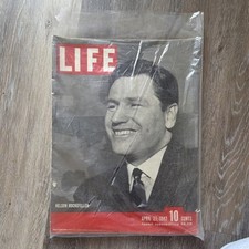 Life Magazine April 1942 Nelson Rockefeller Cover English News