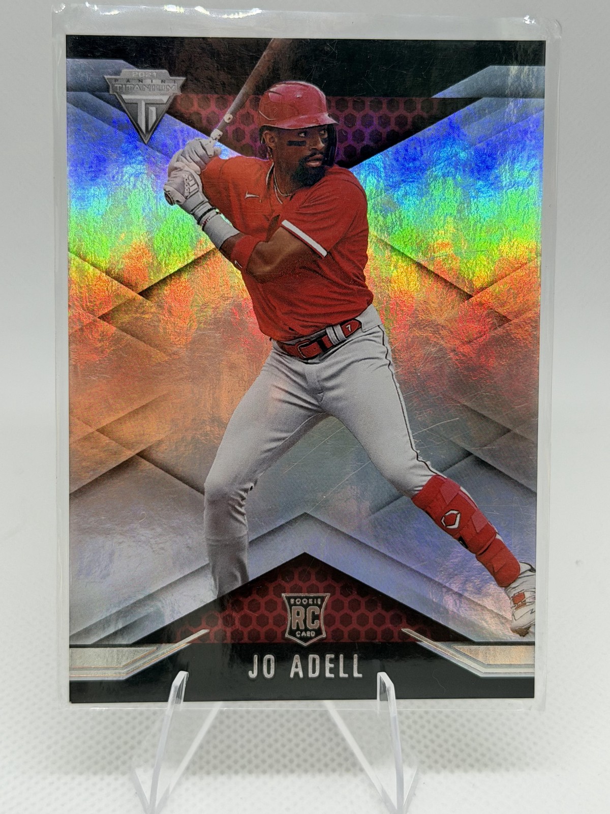 2021 Panini Chronicles Jo Adell #1 Titanium Los Angeles Angels