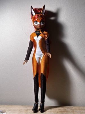 Miraculous Rena Rouge Doll 10” Figure Orange Fox Suit No Accessory