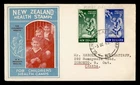 DR WHO 1940 NEW ZEALAND FDC HEALTH STAMP CACHET COMBO SEMI POST GLENELG M71494