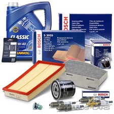 BOSCH INSPEKTIONSPAKET C FÜR SKODA OCTAVIA 1Z VW CADDY GOLF 5 1.4 16V