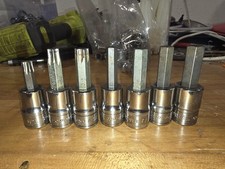 Snap On Allen Sockets And Torx Star Sockets 7 Piece With Rail